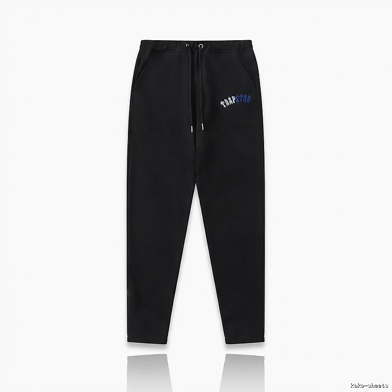 Trapstar minimalist style black sweatpants