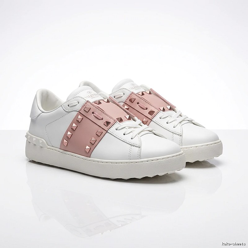 Valentino Rivet Fashionable White Shoes