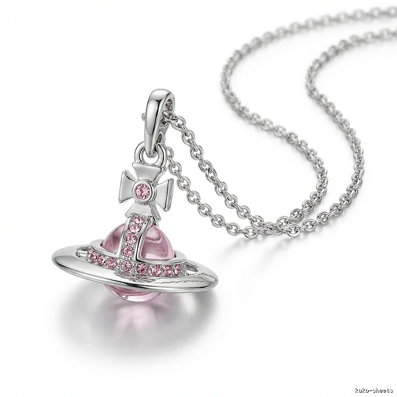 Vivienne Westwood Saturn series silver necklace