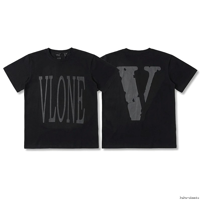 Vlone minimalist style black T-shirt