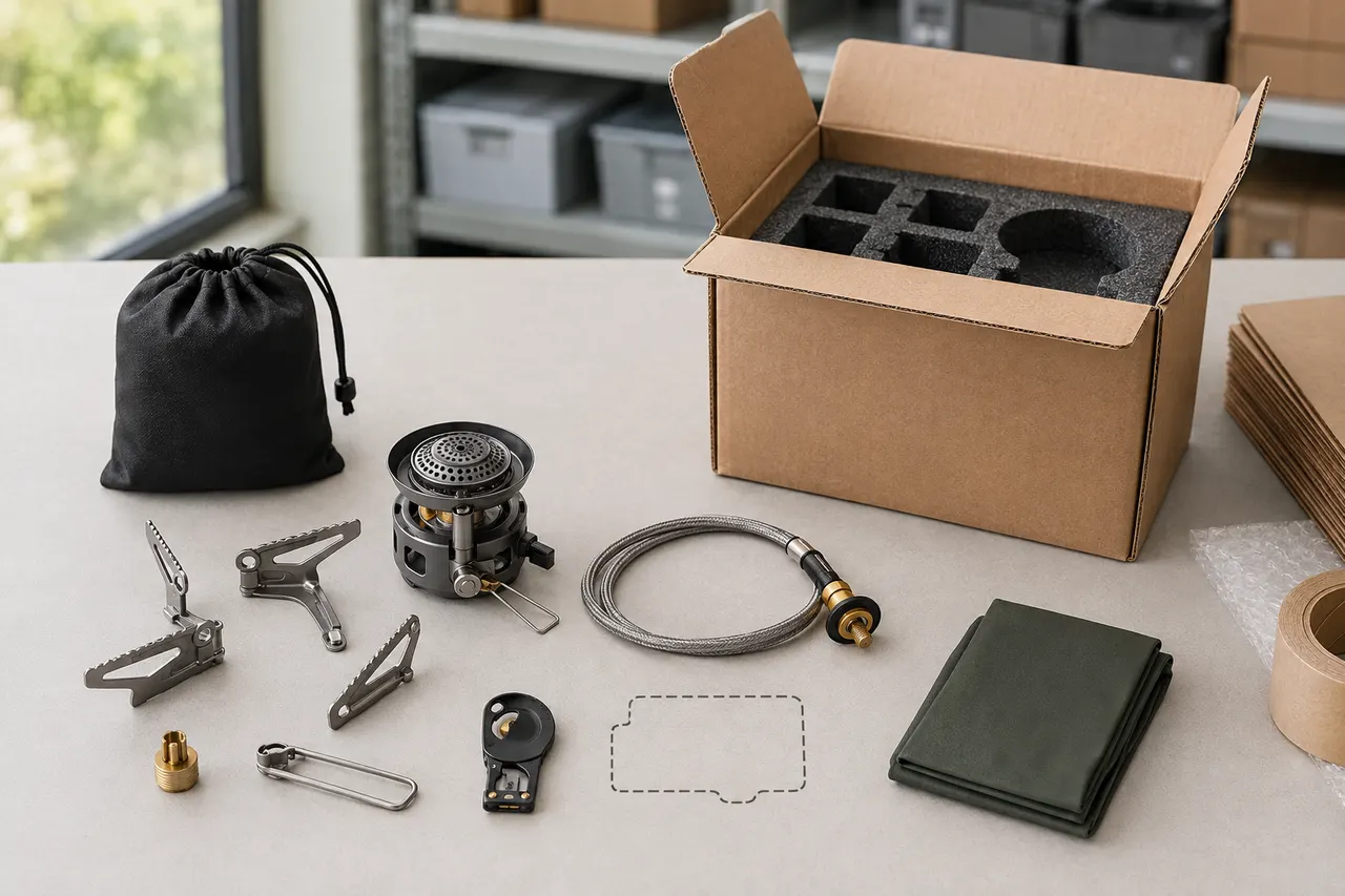 kako Stove QC Missing Parts Checklist visual guide for kako